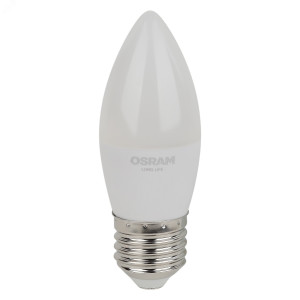 Лампа светодиодная LED 7Вт Е27 6500К 600Лм свеча 220В (замена 60Вт) OSRAM 4099854186394