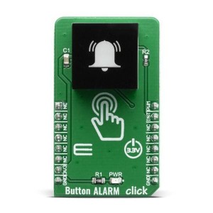 MIKROE-3763, Средства разработки тактильных датчиков Button Alarm Click