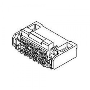 503300-4110, Соединители FFC и FPC 41P .25mm PITCH R/A SMT FRONT FLIP