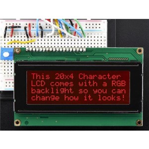 498, Средства разработки визуального вывода RGB Backlight Negative LCD 20x4