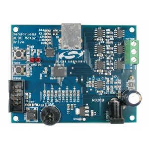 SLBLDC-MTR-RD, Макетные платы и комплекты - 8051 Sensorless BLDC Reference Design Kit