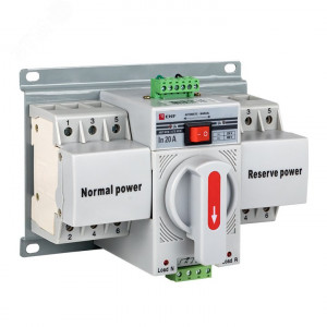 Устройство АВР МCB 20А (C) 3Р 400В PROxima ats-mcb-20c-3p-pro
