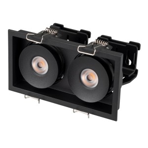 Светильник CL-SIMPLE-S148x80-2x9W Warm3000 (BK, 45 deg) (Arlight, IP20 Металл, 3 года)