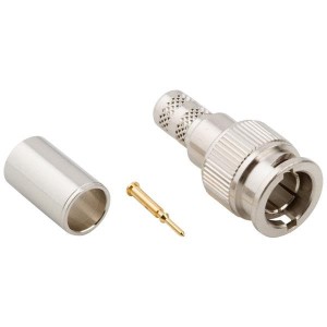 031-70259, РЧ соединители / Коаксиальные соединители MINI BNC CRIMP PLUG 75ohm 734 1505A