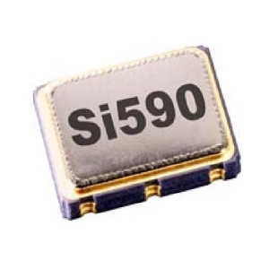 590ND595M000DG, Стандартные тактовые генераторы Differential/single-ended;single frequency XO;OE pin 2;10-810 MHz