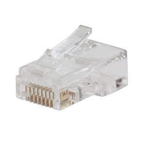 VDV826-763, Модульные соединители / соединители Ethernet Pass-Thru Modular Data Plugs, CAT6, 200-Pack