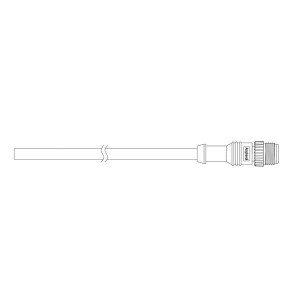 MCP-05BMMM-SL8A01, Кабели для датчиков / Кабели для приводов PANEL SCREW 7PIN M CONN M PIN