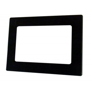 EA 0FP241-7SW, Графические дисплейные ЖК-модули и принадлежности Mounting bezel BLK 240x128 Anodized