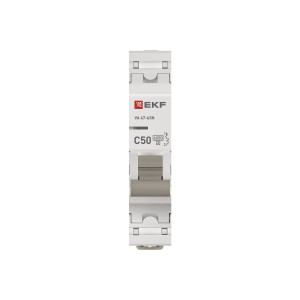 Выключатель автоматический модульный 1п C 50А 6кА ВА 47-63N PROxima EKF M636150C