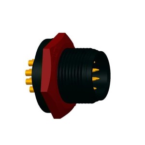 BU-12PMMS-SC7001, Стандартный цилиндрический соединитель PANEL SCREW 12PIN M CONN M PIN