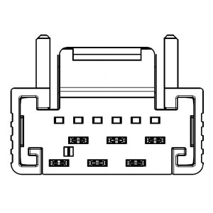 484639, Проводные клеммы и зажимы MiniBridge6Female KoshiriPos straigth