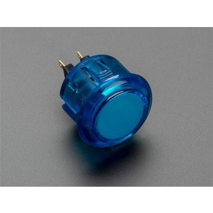 476, Принадлежности Adafruit  Arcade Button 30mm Translucent Blue