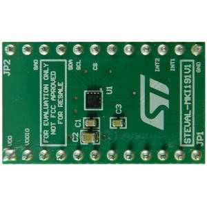 STEVAL-MKI191V1, Инструменты разработки датчика ускорения IIS2DLPC adapter board for a standard DIL 24 socket