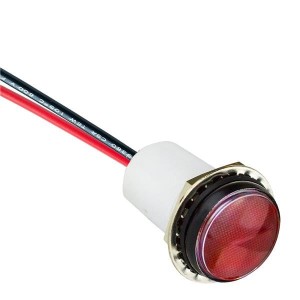 PML50RFVW, Светодиодные панельные индикаторы PMI .668in. Red LED Flex Wire