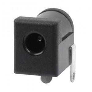 PJ-017C, Соединители питания для постоянного тока power jack, 1.0 x 3.8 mm, horizontal, through hole, 1 switch