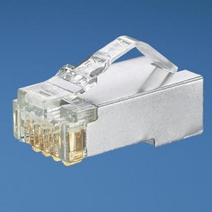 MPS588-C, Модульные соединители / соединители Ethernet 24-26 AWG Cat 5e Shielded Modular