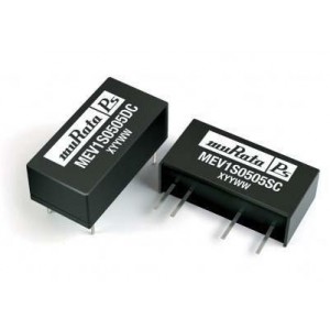 MEV1S1505SC, Преобразователи постоянного тока в постоянный с изоляцией DC/DC TH 1W 15-5V SIP Single