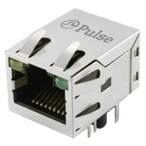 JXD1-0025NL, Модульные соединители / соединители Ethernet RJ45 1x1 Tab Up 1:1 GreenPHY 1000Base-T