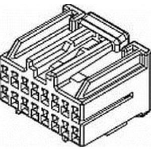 15431362, Автомобильные разъемы 16P FM NAT CON ASY 100A SERIES 7AMPS