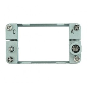 09140100303, Сверхмощные разъемы питания FRAME FOR 3 MODULES FOR 10P HOOD A-C