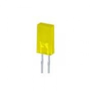 WP383YDT, Стандартные светодиоды - Сквозного монтажа Yellow 588nm Diffused 4mcd