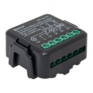 Умное реле в подрозетник 2-канальное с нейтралью Zigbee EKF Connect Select ssh-2g-zb