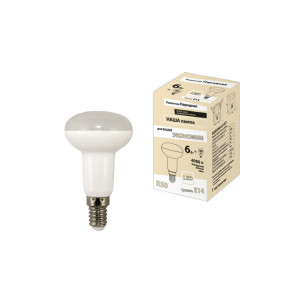 Лампа светодиодная R50 - 6 Вт-230 В -4000 К–E14 Народная нМ SQ0340-0137