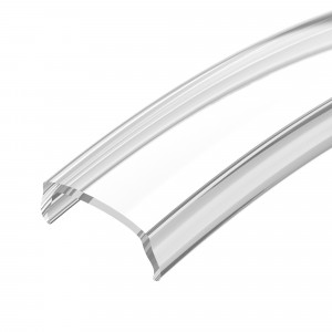 Экран ARH-BENT-W11-2000 Clear 023594, Прозрачный экран (PC) для профиля ARH-BENT-W11-2000 ANOD. Светопропускание до 96%. Длина 2000мм. Цена за 1м.