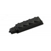 Колодка MultiSet 4х розетка 2К+З 16А/250В IP44 каучуковая черн. SE MST4104BK