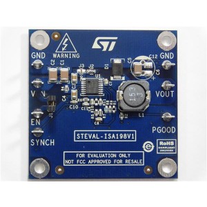 STEVAL-ISA198V1, Средства разработки интегральных схем (ИС) управления питанием 2 A step down DC - DC switching regulator (VIN = 4.5 V to 60 V) based on the L7987L
