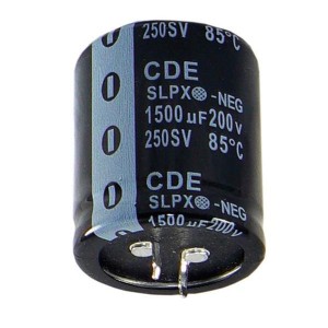 SLPX332M080A9P3, Алюминиевые электролитические конденсаторы с жесткими выводами 3300uF 80V 20% 85C