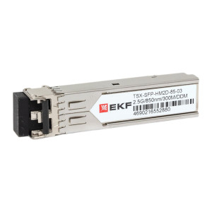 SFP модуль SFP-HM2D-85-20 2.5 2,5 Гбит двойное многомодовое оптоволокно 850нм дальность 300м TSX EKF [TSX-SFP-HM2D-85-03]