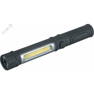 Фонарь светодиодный NPT-W05-3AAA 1Вт LED+1Вт COB LED пластик 21410