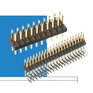 M50-055023W0445, Проводные клеммы и зажимы 4P VERT PC TAIL PIN HEADER GOLD