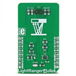 MIKROE-3176, Инструменты разработки оптического датчика LightRanger 4 click