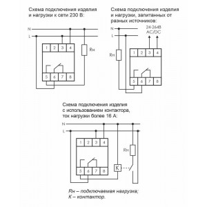 Реле времени астрономическое PCZ-525-1 16А 24-264В AC/DC 1п IP20 F&F EA02.002.011