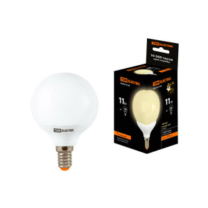 Лампа энергосберегающая КЛЛ-G55-11 Вт-2700 К–Е14 SQ0323-0159