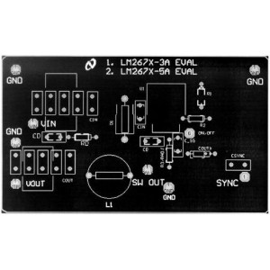 LM2679-5.0EVAL/NOPB, Средства разработки интегральных схем (ИС) управления питанием LM2679-5.0 Eval Brd