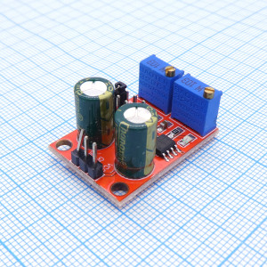 Регулируемый генератор на NE555 тип1, Напряжение питания DC 5-15V; Частота: 1Гц - 200кГц; Размер 32 х 28 мм