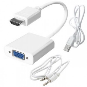 HDMI (M)-VGA (F)+AUX  POWER