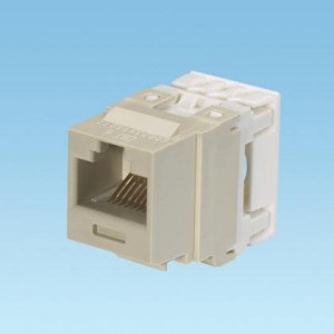 NK688MIW, Модульные соединители / соединители Ethernet NK Cat 6 punchdown jack module Off Whi