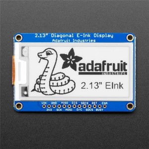 4197, Электронно-бумажные дисплеи (E-Paper) Adafruit 2.13 Monochrome eInk / ePaper Display with SRAM - 250x122 Monochrome