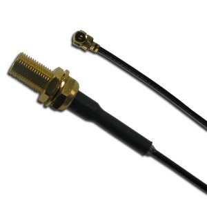 336503-12-0150, Соединения РЧ-кабелей MCX Jack-AMC RA Plug 113mm Cable, 150mm