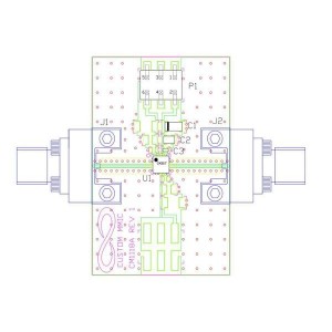 CMD307P3-EVB, Радиочастотные средства разработки EVB 8 - 16 GHz Low Noise Amplifier