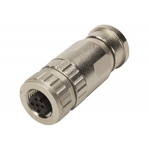 21033292801, Цилиндрические метрические разъемы M12-Screw-8P ACOD-F-STR-SHLD