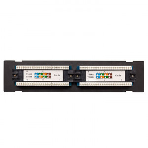 Патч-панель настенная кат.5E UTP неэкранир. 12 портов RJ45 Dual IDC TERACOM PRO TRP-WPP-5EUTP-12