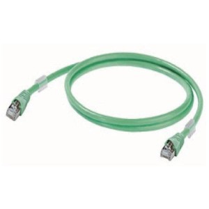 XS6W-5PUR8SS100CM-G, Кабели Ethernet / Сетевые кабели Ethernet Patch Cable RJ45 PUR 1m Green