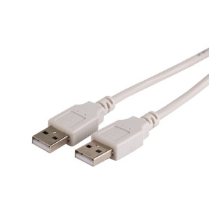Шнур USB (шт.USB A - шт. USB A), 1.8 метра, серый
