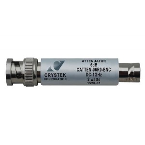 CATTEN-06R0-BNC, Аттенюаторы - межкомпонентные соединения DC-1GHz Atten. 6dB BNC 50 Ohm 2 watts