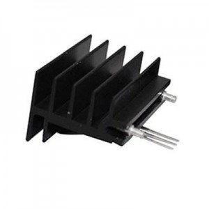 M49138B021000G, Радиаторы Max Clip Board Level Heatsink for TO 247, TO 220, TO 126, Aluminum, Solderable Pins, Black Anodized, 22x35.05x32mm (WxLxH), 665882
